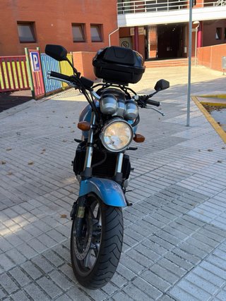 Honda CBF 500 Azul Eléctrico