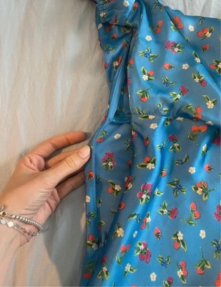 Vestitino estivo Zara floreale blu