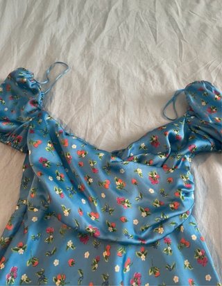 Vestitino estivo Zara floreale blu