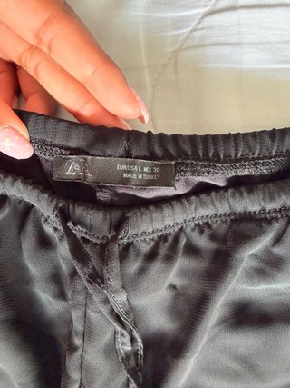 Pantalón Transparente Negro Zara – Talla L