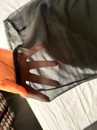 Pantalón Transparente Negro Zara – Talla L