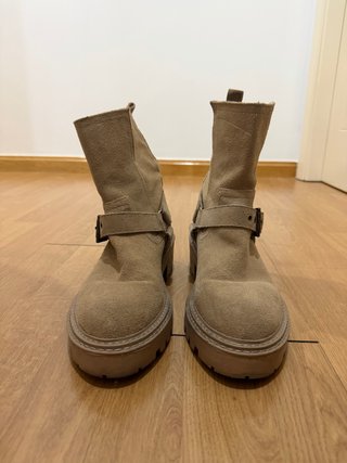 Botines Stradivarius Beige Talla 40