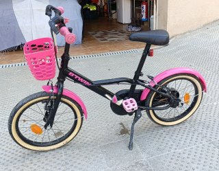 Bicicleta Infantil Btwin Rosa