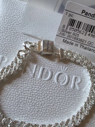 Pulsera Pandora Cubana Plata 925