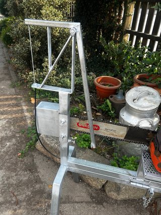 Caballete para motosierra