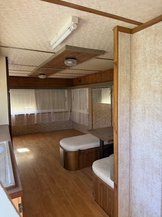 Casa prefabricada de 2 habitaciones en buen estado