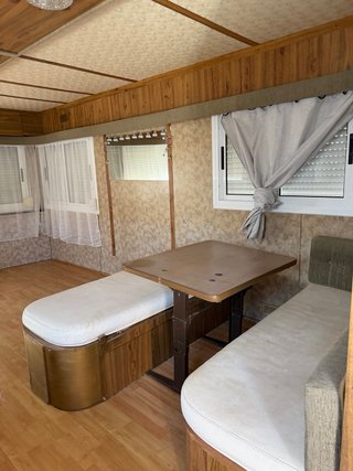 Casa prefabricada de 2 habitaciones en buen estado
