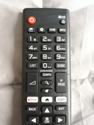 Mando TV LG nuevo