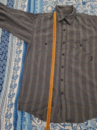 Camicia con motivo a quadri "Patagonia", S over/M