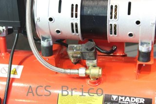 Compresor Aire Silencioso 24 L - 0,75 Hp - 09368 - Mader