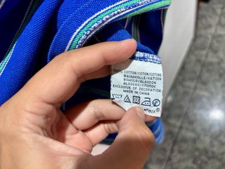 Polo Ralph Lauren Rayas Azul/Verde Talla M