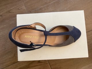 Tacones Anna Field Talla 38 Azul/Gris