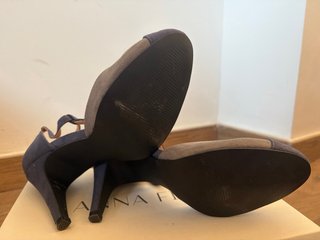 Tacones Anna Field Talla 38 Azul/Gris