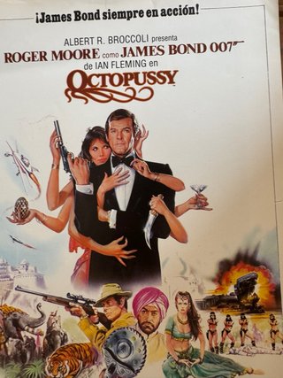 Octopussy James Bond 007 Roger Moore fotocromos