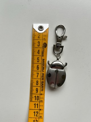 Portachiavi Coccinella Metallo