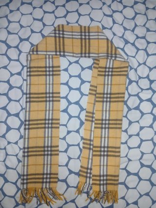 Bufanda Burberry Clásica Tartán Beige