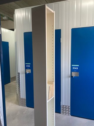 Estantería GNEDBY Ikea blanca 20x17x202