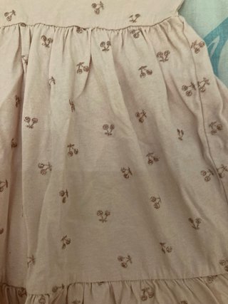 Vestido H&M estampado cerezas