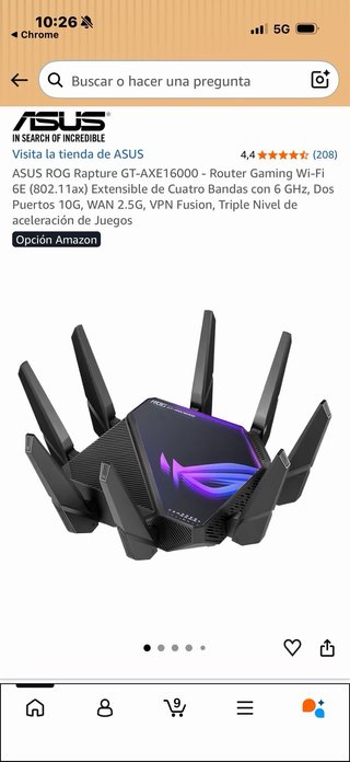 Router Gaming ASUS ROG Rapture GT-AXE16000