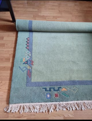 Alfombra Persa Lana Hecha a Mano 174x235
