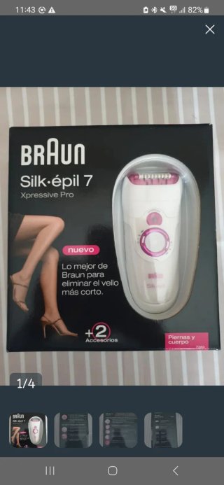 Braun Depiladora Serie 7 solo a RED