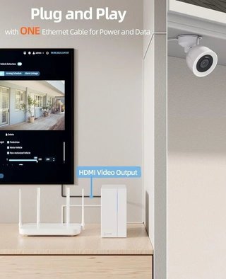 Sistema Vigilancia Napcat 4 Cámaras + Disco 2TB