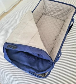 Capazo Maclaren Cuco Cuna Portátil Azul