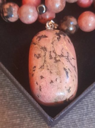 Collar piedra natural colgante