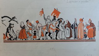 Disegno originale per edizione di libri - Editoriale