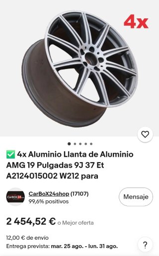 Llantas Mercedes 19 Pulgadas