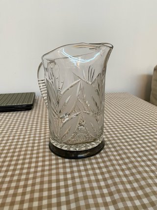 Cristalería baño plata
