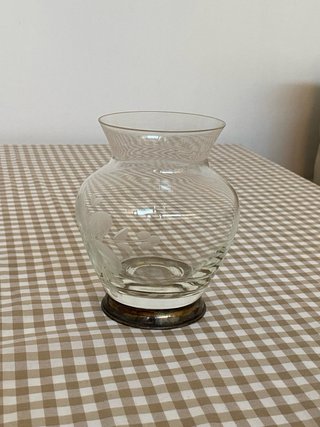 Cristalería baño plata