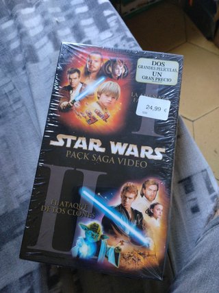 Pack Star Wars VHS 2 Películas