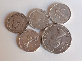 Conjunto monedas plata España y otros