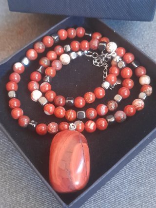 Collar piedra natural con colgante