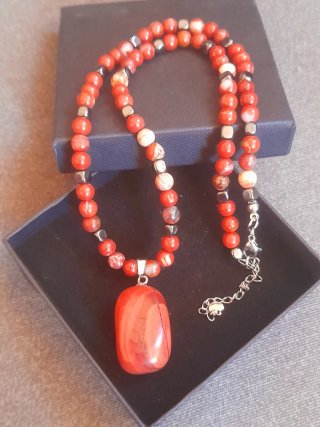 Collar piedra natural con colgante