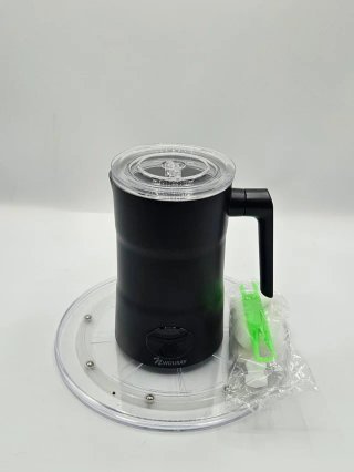 Espumador Leche Eléctrico Negro 4en1