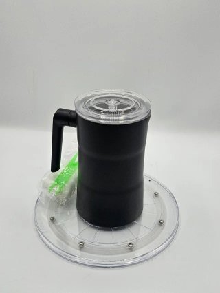 Espumador Leche Eléctrico Negro 4en1