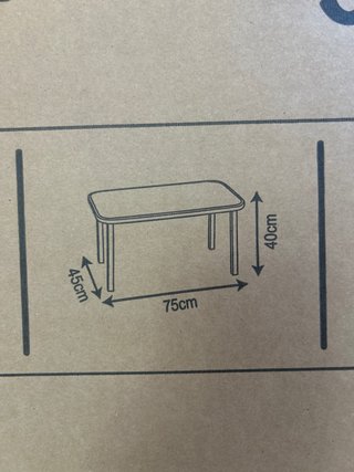 Conjunto mesa y sillas exterior
