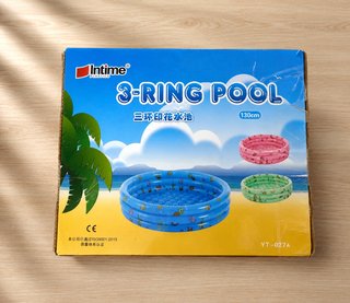 Piscina inflable Intime 3 anillos 130cm