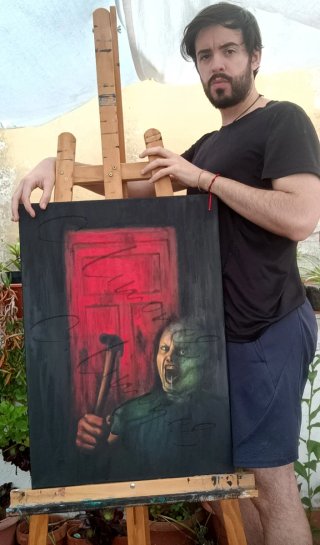 Cuadro "Puerta Roja" (Insidious)