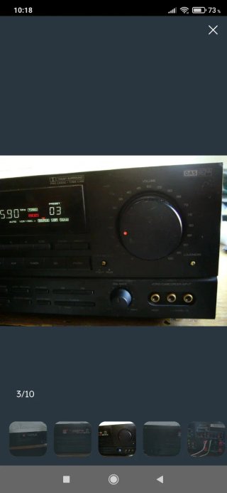 Amplificador stereo sherwood música casi
