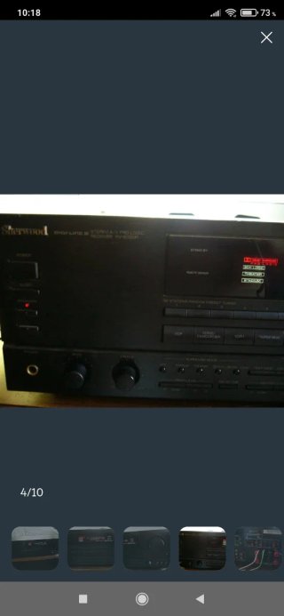 Amplificador stereo sherwood música casi