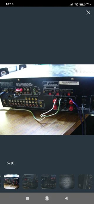 Amplificador stereo sherwood música casi