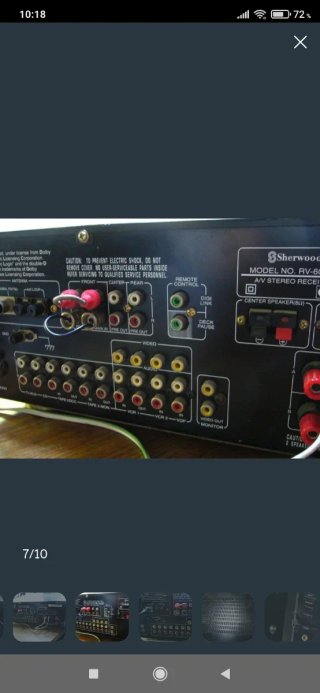 Amplificador stereo sherwood música casi