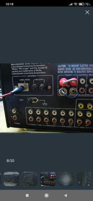 Amplificador stereo sherwood música casi
