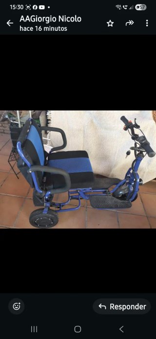 Scooter eléctrico plegable