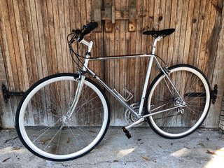 Bicicleta Carretera Retro Cromada