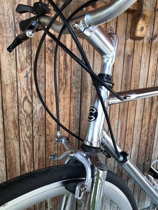 Bicicleta Carretera Retro Cromada