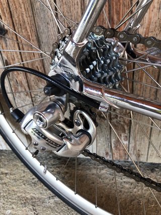 Bicicleta Carretera Retro Cromada